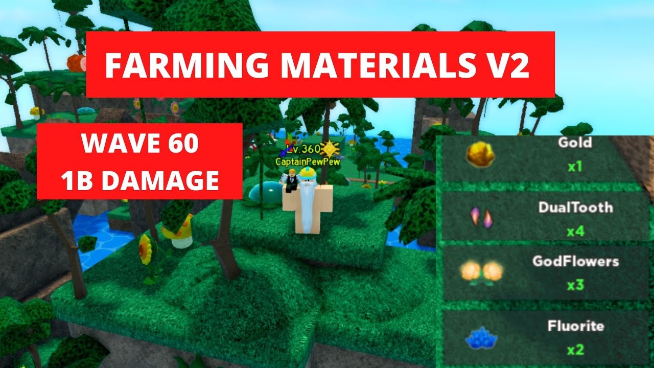 SOLO MATERIAL FARMING V2 | WAVE 60 + 1B DAMAGE | All Star Tower Defense