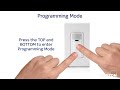 How to program the settings on the leviton decora motion sensor light switch