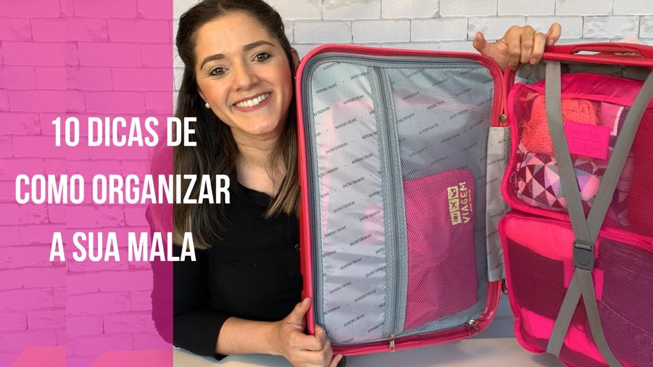 10 DICAS DE COMO ORGANIZAR A SUA MALA