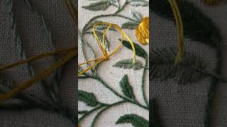 French knot #frenchknot #вышивка #вышивкагладью #embroideryflowers #embroiderytutorial #embroidery