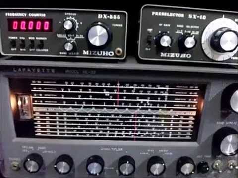 Lafayette HE-30+MIZUHO DX-555&SX-1D - YouTube