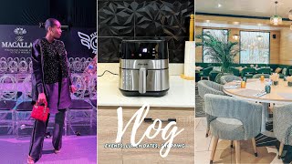 VLOG: AN EVENTFUL WEEK + UNBOXING MY NEW AIR FRYER +  FASHION SHOWS + LUNCH DATE + NEW HAIR + ETC
