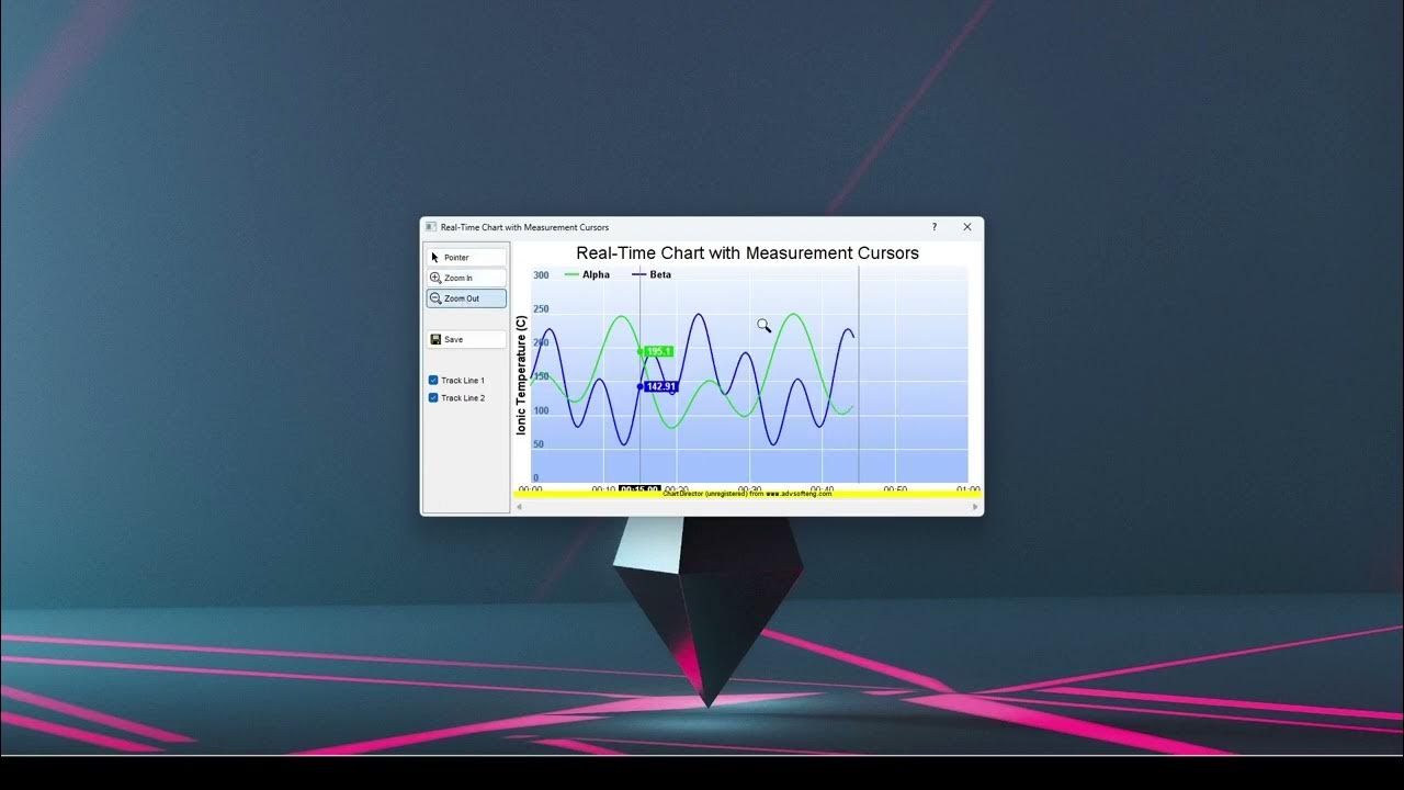 RealTime Chart with Measurement Cursors with QT YouTube