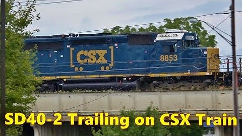 EMD SD40-2 on CSX Train 4K