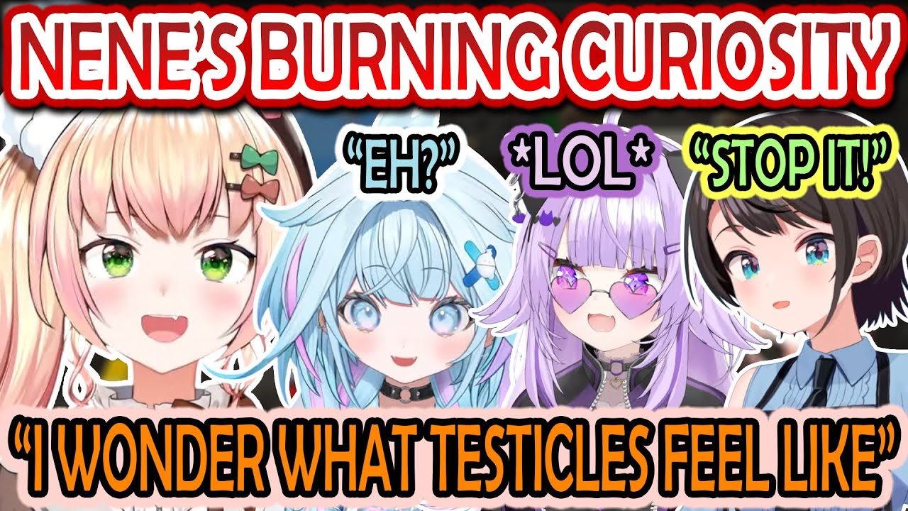 Nene Casually Talks About Guys' Balls in Front of Subaru, Okayu & Su