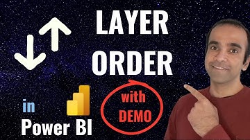 How to use LAYER ORDER in Power BI? // Beginner