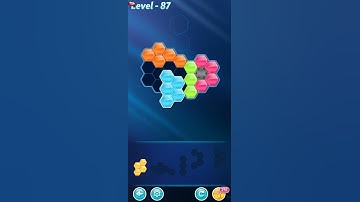 BLOCK! Hexa Puzzle! Rookie Level 87 (Rotate) - Lösung Solution Walkthrough