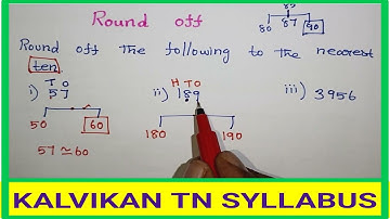 Estimation And Rounding Of Numbers in Tamil / Class 6 Knowing our numbers in Tamil
