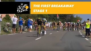 The first breakaway - Stage 1 - Tour de France 2018