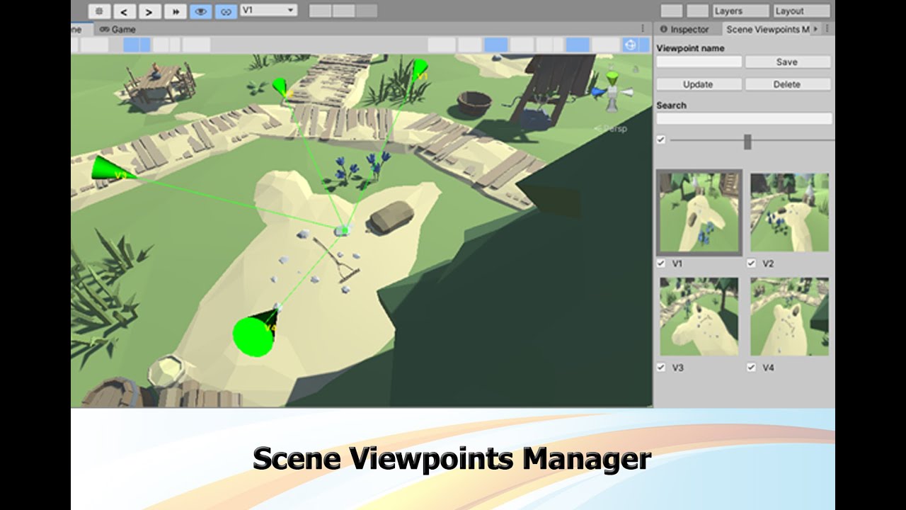 Scene Viewpoints Manager asset for Unity - YouTube