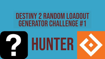 Destiny 2 Random Loadout Generator Challenge #1 || Hunter