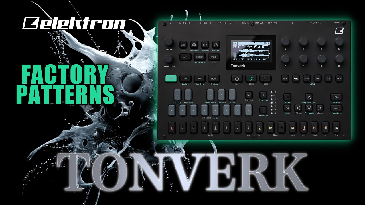 Elektron TONVERK — All Factory Patterns (NO TALKING) 🔊🎛️
