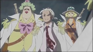 Jack Hạn Hán Vs đô đốc Fujitora & Sengoku và Tsuru