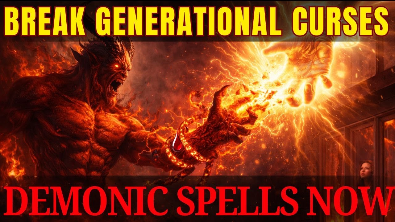 🔥 BREAK Generational Curses & Demonic Spells NOW – Plead the Blood of Jesus NOW! 