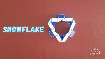 How To Make Snowflake With Rubik