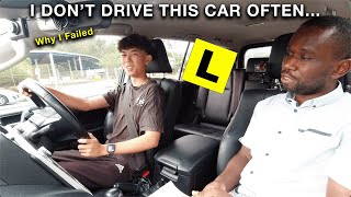 He Drove His Dad's Car and Couldn't Judge the Length | Mock Driving Test 2023