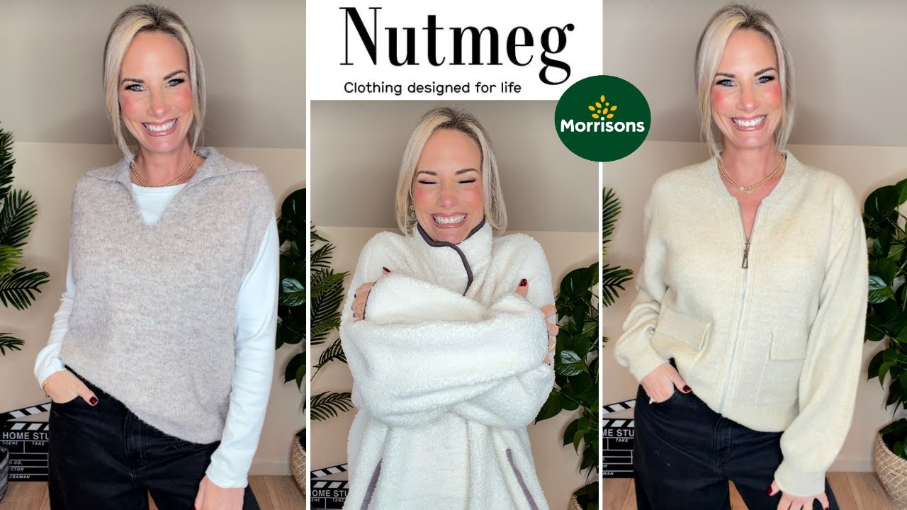 NUTMEG AT MORRISONS CLOTHING FASHION HAUL AND TRY-ON VERY SURPRISED SUPERMARKET TRENDS SPRING