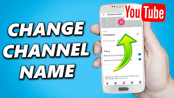 How to Change your YouTube Channel Name! Android & iPhone 2025