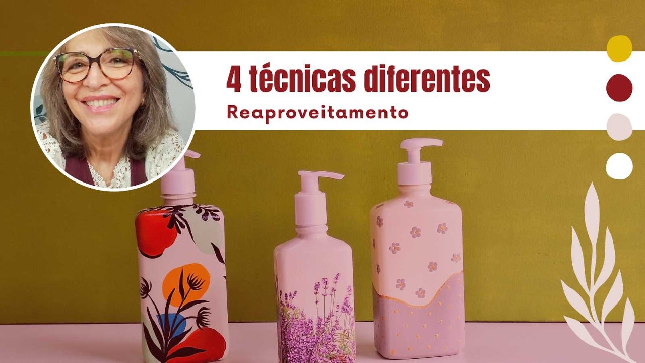 Reaproveite suas embalagens com Arte! Aprenda pintar embalagens com a gente. EP -  261