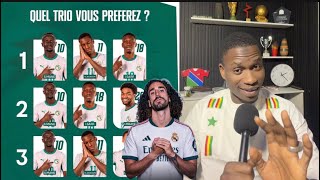 Vos trios offensifs préférés 🇸🇳 … Réal Madrid Dina diahal joueur yi 