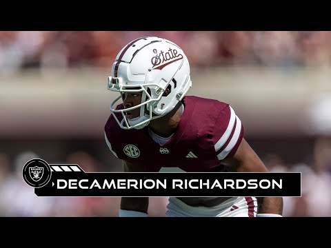 Raiders Select CB Decamerion Richardson | Highlights | 2024 NFL Draft