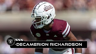 Raiders Select CB Decamerion Richardson | Highlights | 2024 NFL Draft