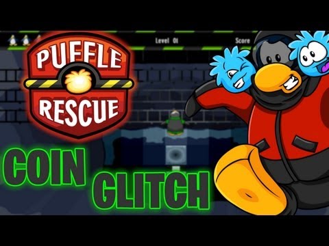 Club Penguin- Puffle Rescue Coin Glitch