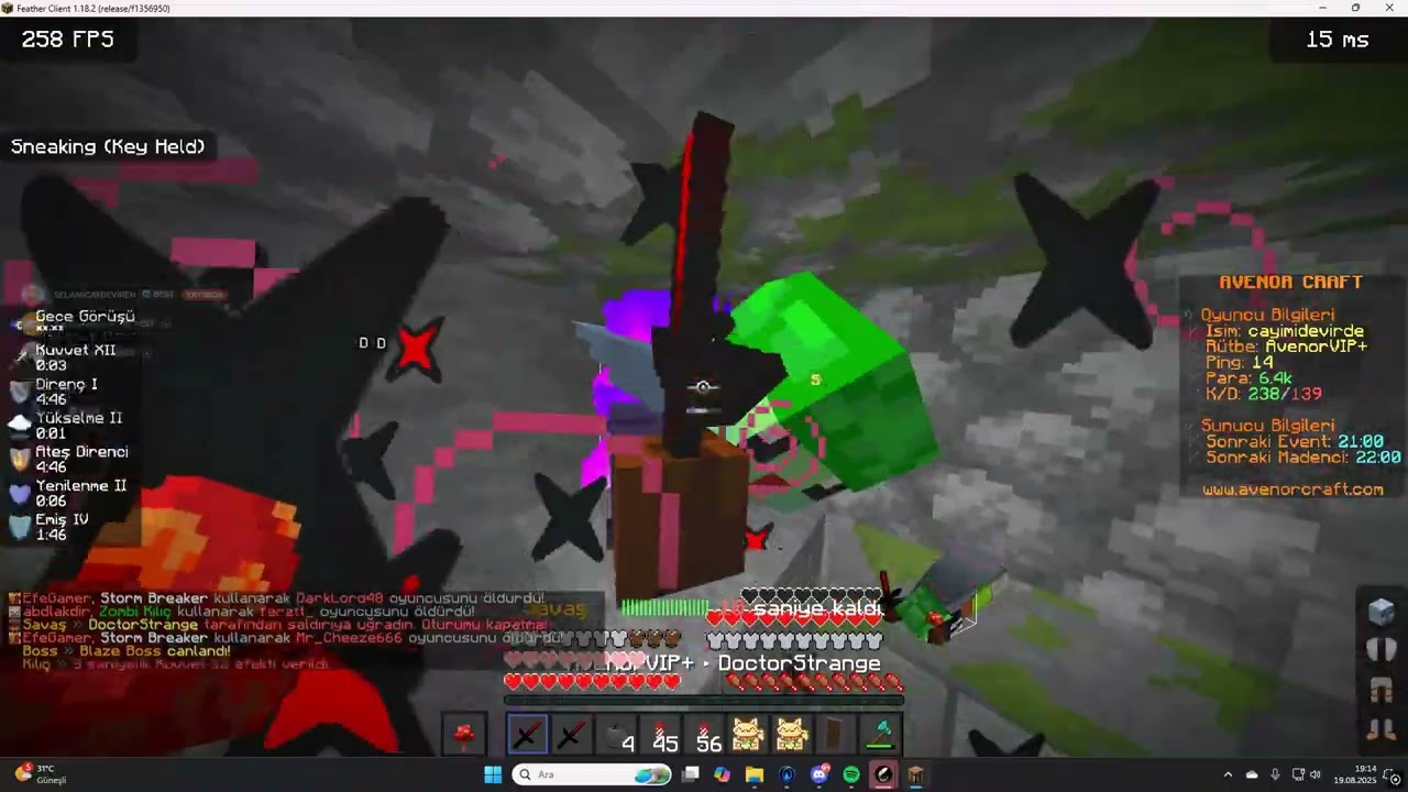 avenor craft hafiften de hazebox kill montage Abone like yorum #bestgg  #pvp  #pvpmontage #minecraft