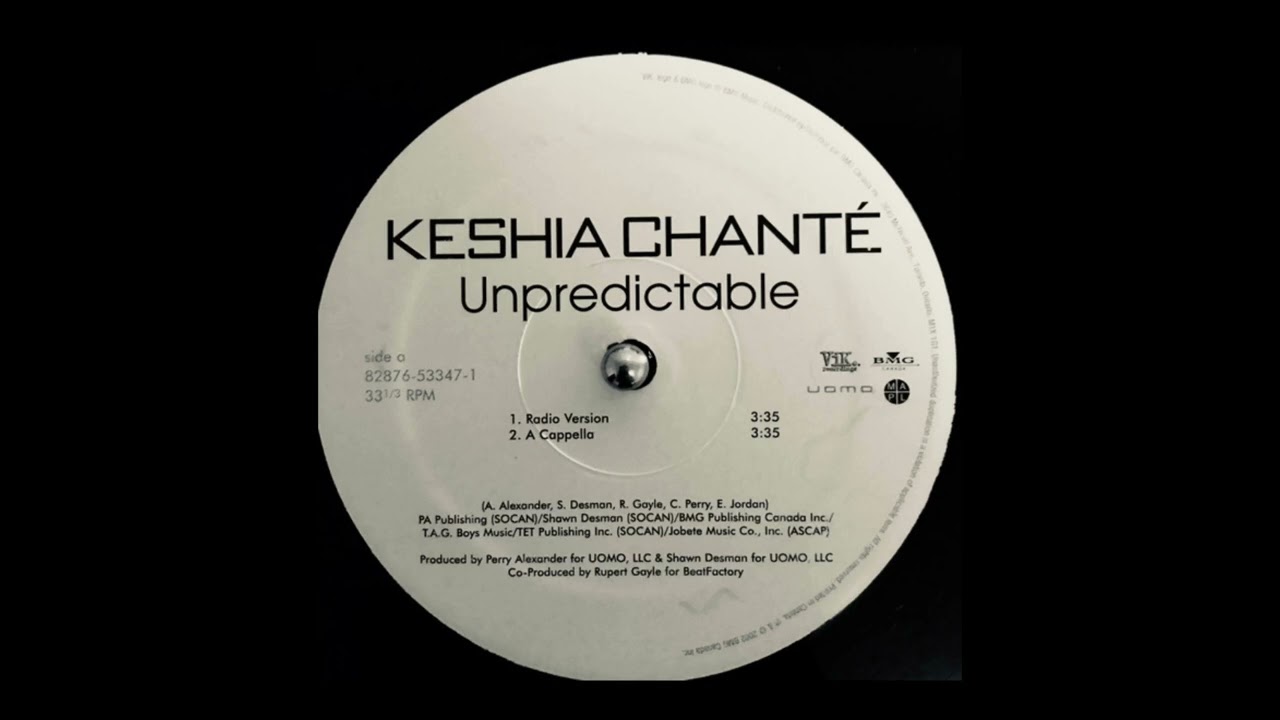 Keshia Chanté - Unpredictable (Acapella)
