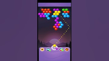 Bubble Shooter Rainbow - Level 105 - Shooter Game - Mobile Game - Gameplay - #shorts #shortvideos