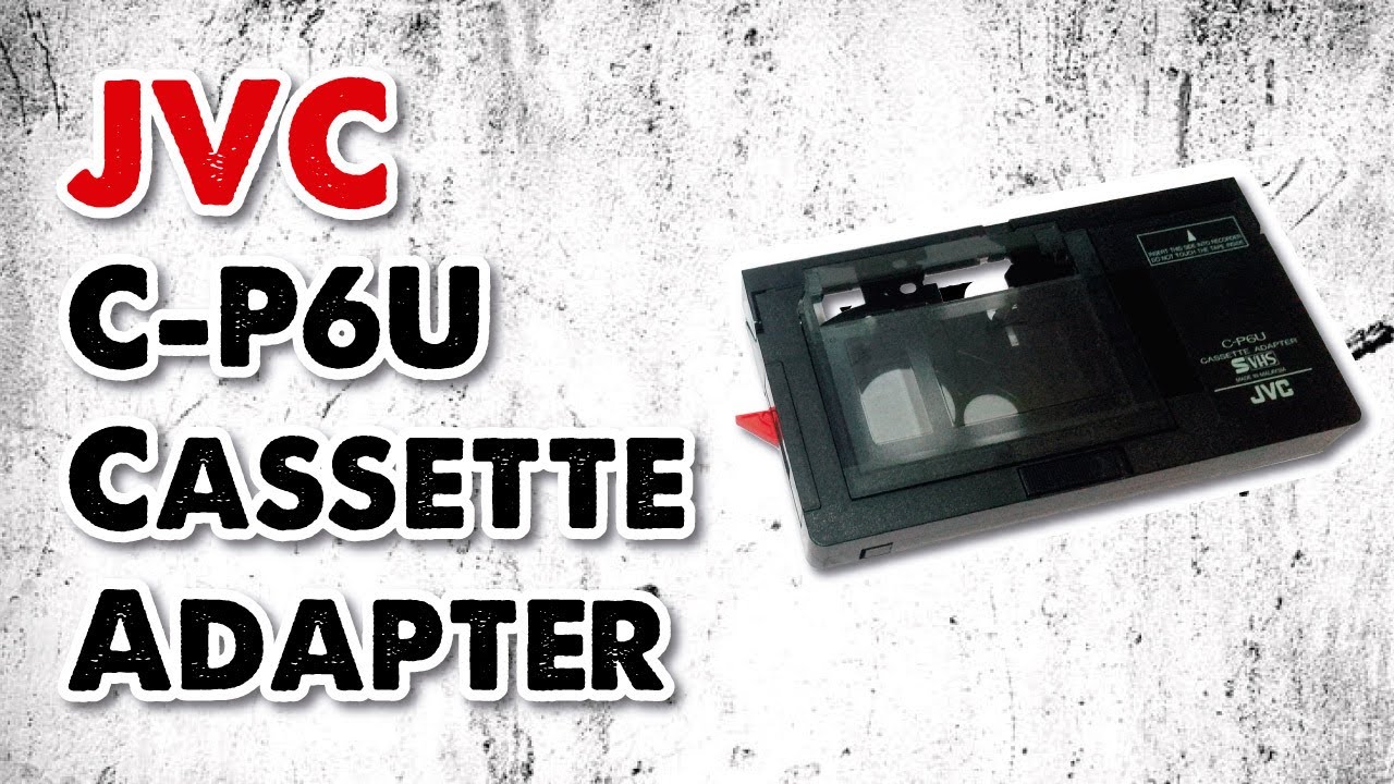 Adaptador de Cassette de VHS-C para JVC, RCA, Panasonic, VHS-C