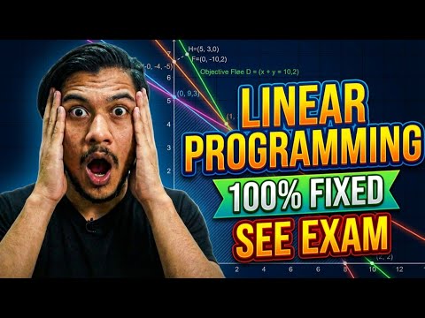 Linear Programming Class 10 Optional Math in Nepali | SEE Exam 2082 ...