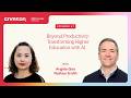 Beyond Productivity: Transforming Higher Education with AI