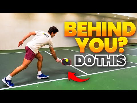 The Right Way to Handle Balls Behind You in Pickleball