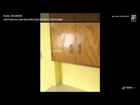149 W. Center Ave., Cedar Grove, WI home video tour