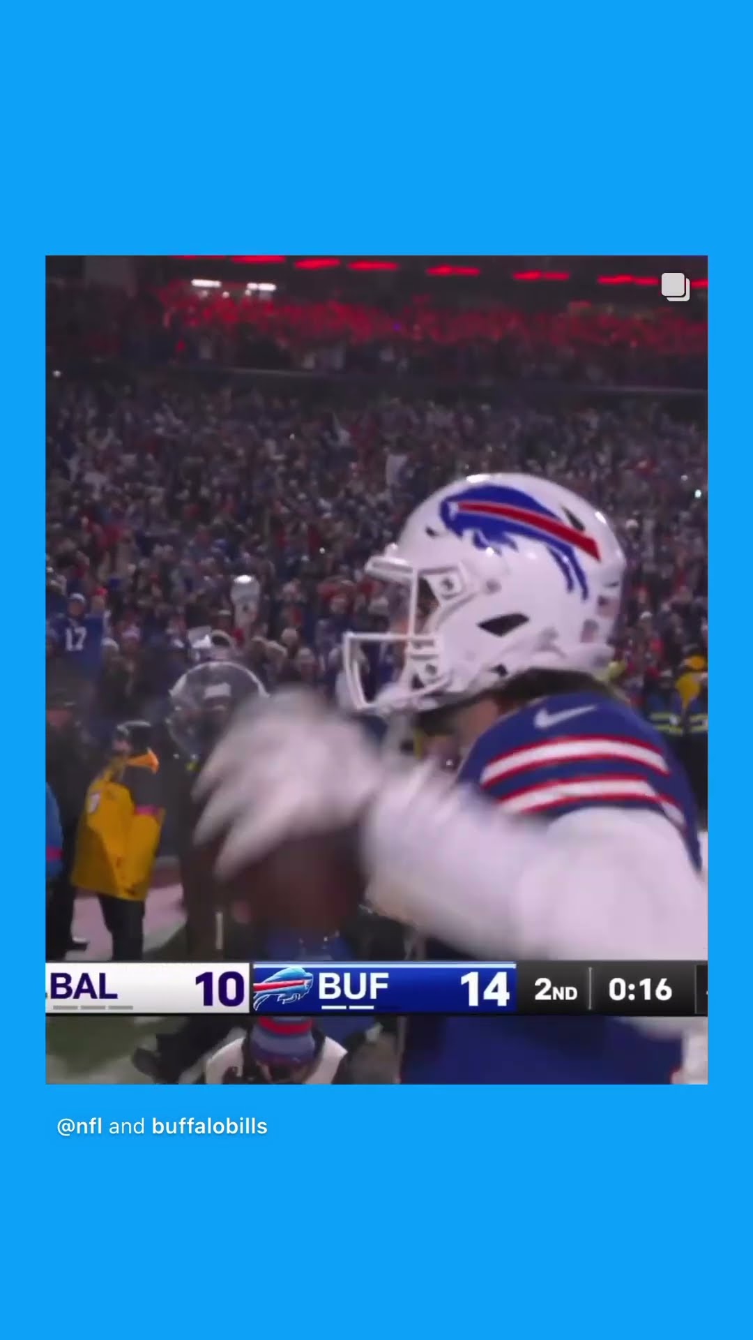Straight ahead #hooodnews #joshallen #bills #ravens #NFL #football #sports #viralvideo #omg #how #us