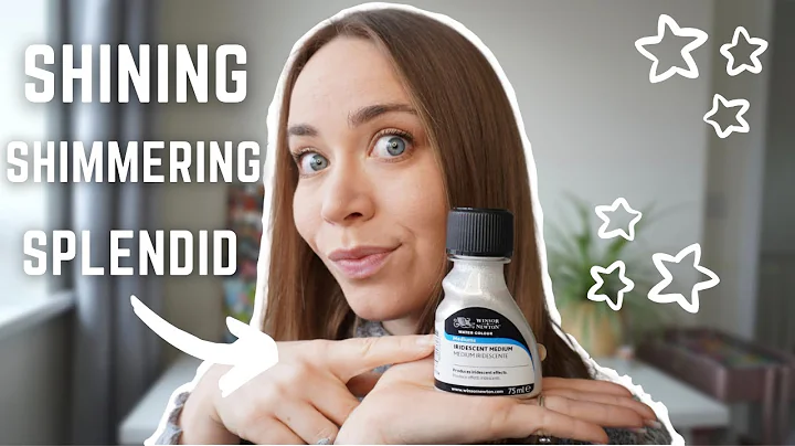 WINSOR AND NEWTON IRIDESCENT MEDIUM | Swatching and Painting a Geode with Watercolours