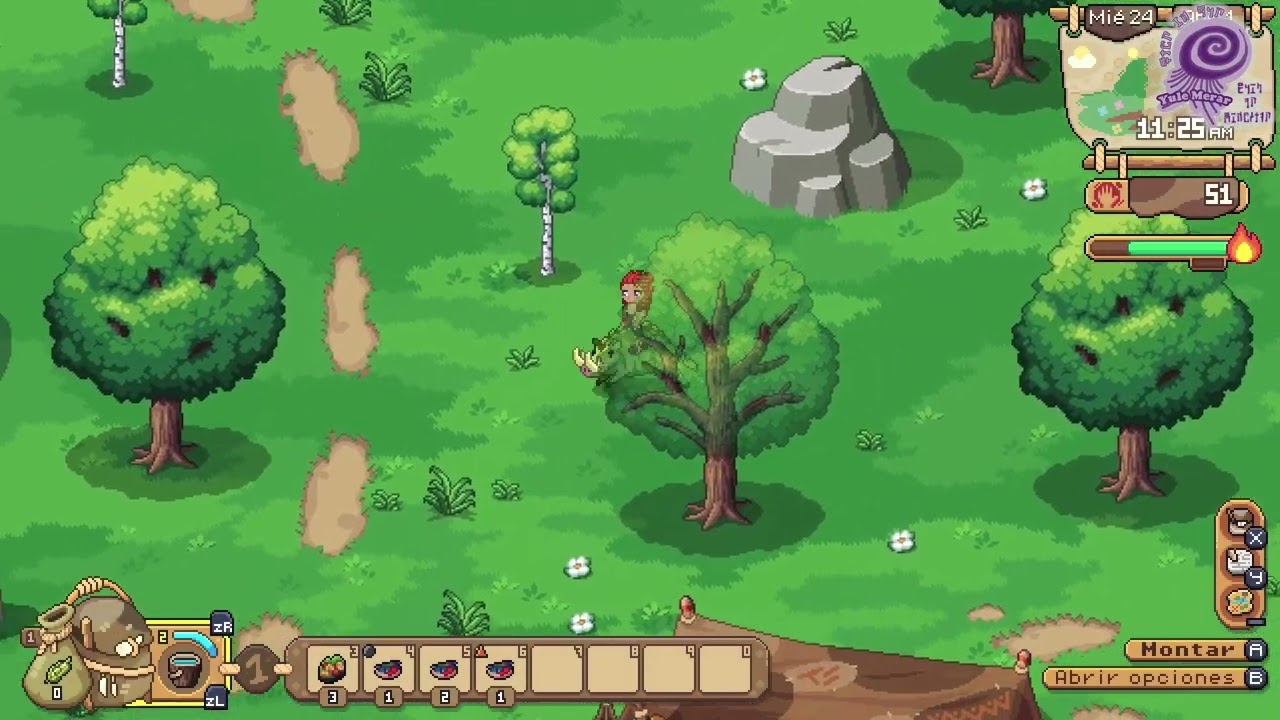 Día 24 Primavera del Año 1- - Las Raíces de Pacha Switch  - Intentando speedrunear xD -