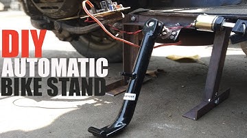 Automatic Bike Key Detection Motor Bike Stand System Mechanical Project