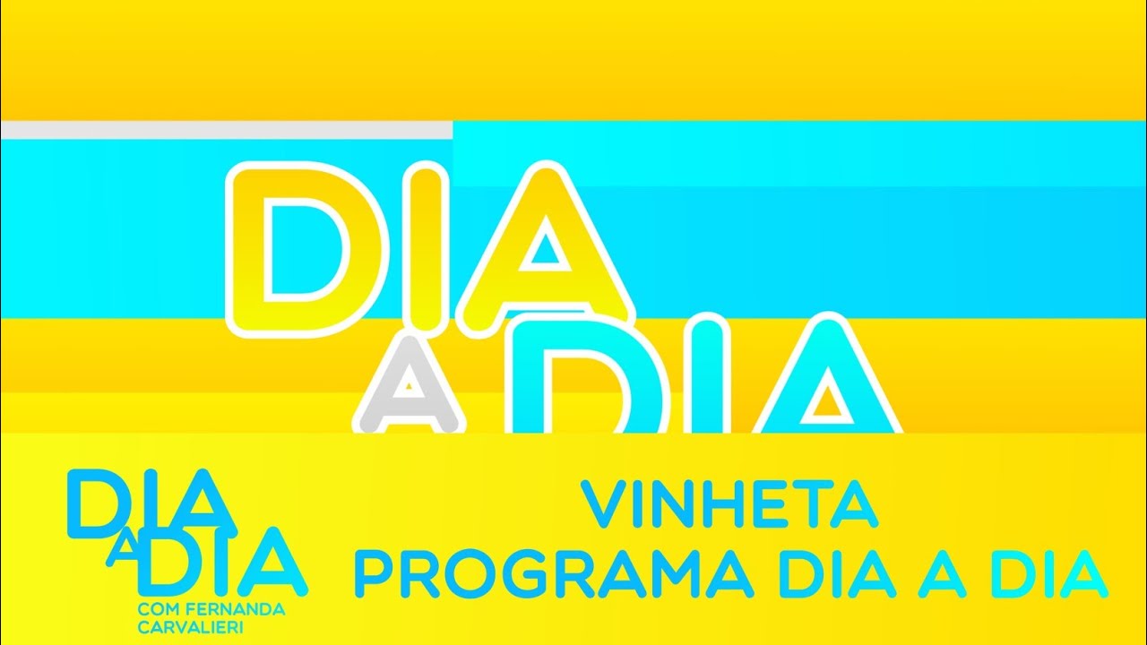 Vinheta - Programa Dia a Dia com Fernanda Carvalieri - Rede Central | TV FICTÍCIA