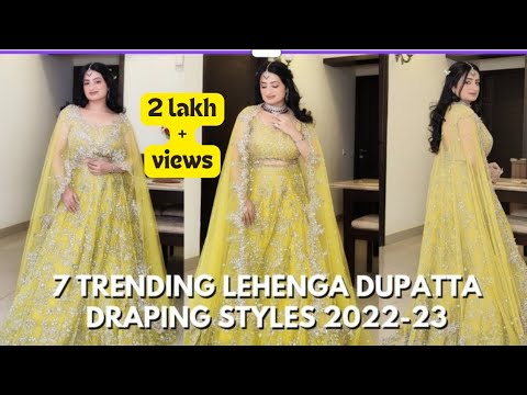 21 Different Lehenga Dupatta Draping Style For All Occassions | Indian  fashion dresses, Lehenga dupatta draping style, Dupatta draping styles