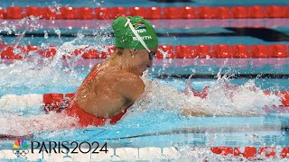 Tatjana Smith brings South Africa gold in tight women's 100m breaststroke final | Paris Olympics Details