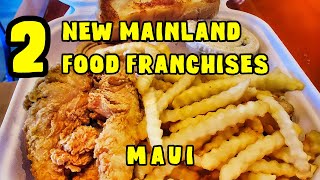 2 Mainland Food Franchises Open On Maui.  New Food Concepts. screenshot 2