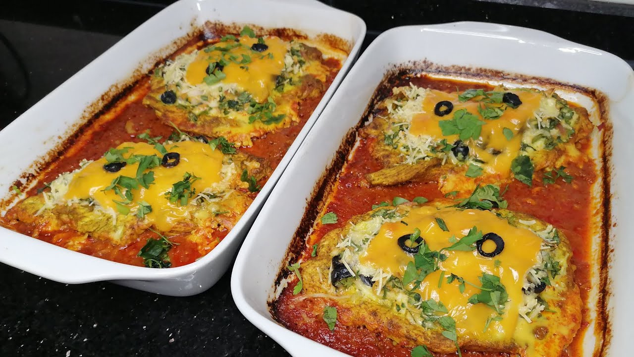 وصفة لحمة التن التونسية بالاسكالوب وصفة  بنية و مشخشخة 👌😋🤗