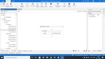 How to generate Random Number in UiPath