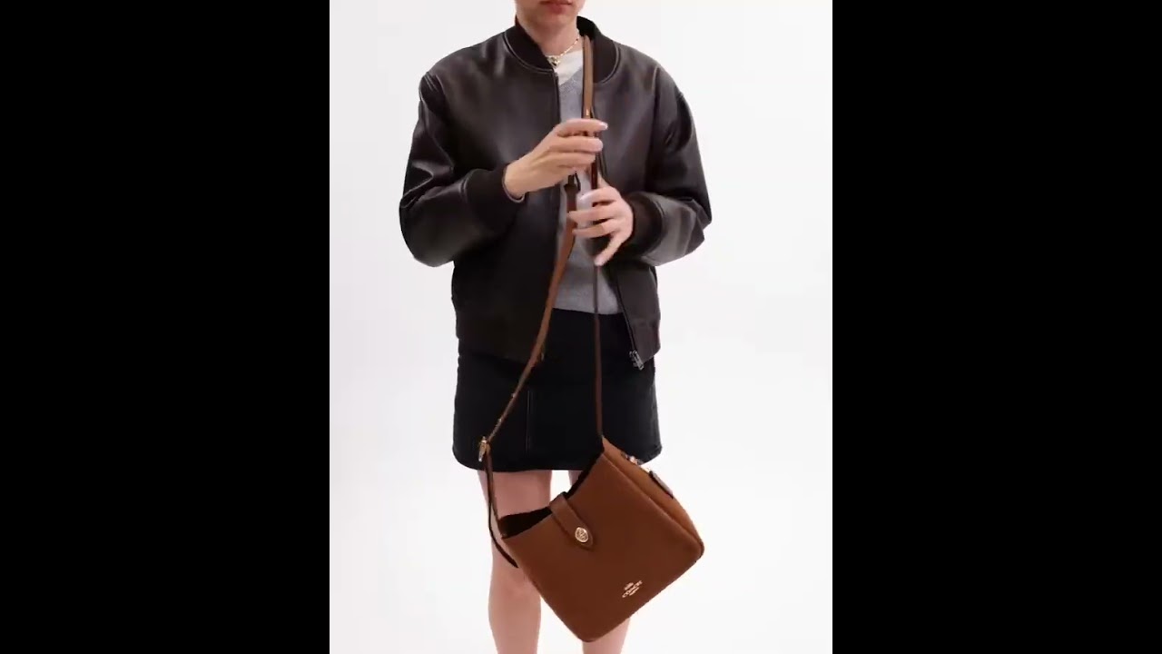 Coach Hadley Convertible Crossbody em camurça, couro   