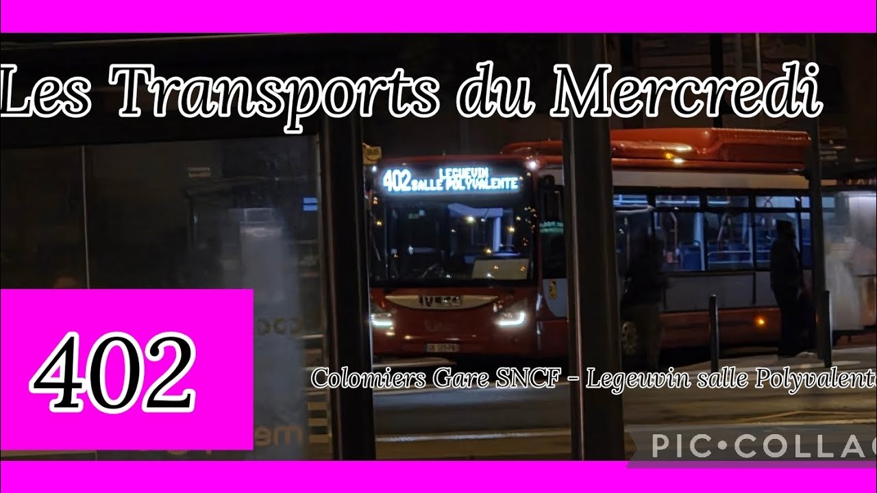 Trajet sur le 402 avec un Urbanway 12 C9 New face N°7807