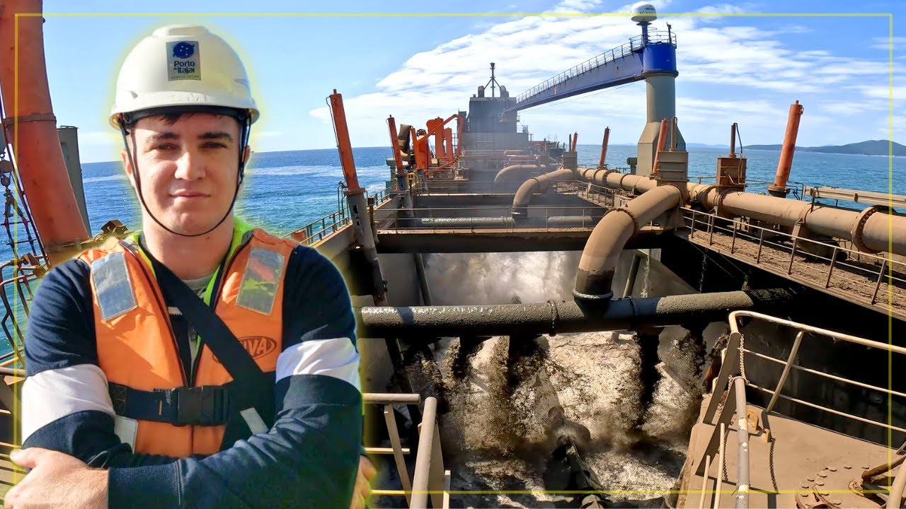 Como funciona a DRAGAGEM do CANAL PORTUÁRIO?