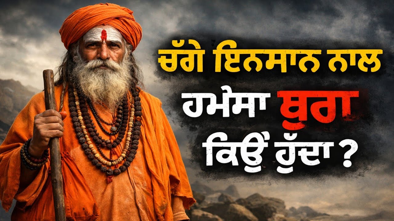 ਚੰਗੇ ਇਨਸਾਨ ਨਾਲ ਹਮੇਸ਼ਾ ਹੀ ਬੁਰਾ ਕਿਉ ਹੁੰਦਾ ਹੈ ਸੁਣੌ 