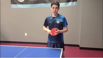 Yu Di - Backhand Loop from underspin